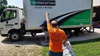 Asheville area reviews Greenville moving companys recommend Enterprise car truck rental liftgate