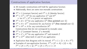 (2 of 3) Functional programming, chapter 8. Applicative functors and profunctors. Part 2: Theory