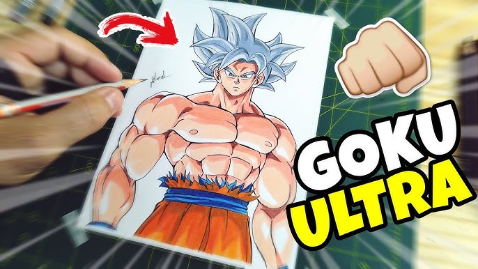 Como Desenhar o Goku Instinto Superior Completo
