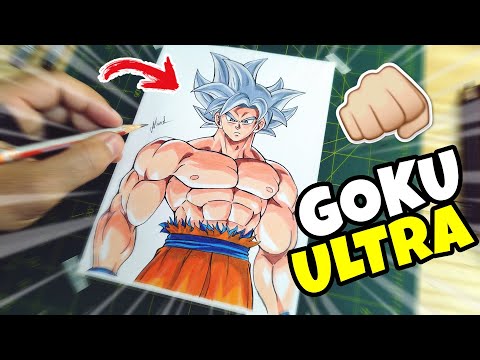 Como Desenhar Goku nível Instinto Superior #DragonBallZ #Dragon_Ball_Super  #Dragon_Ball_Z #C…