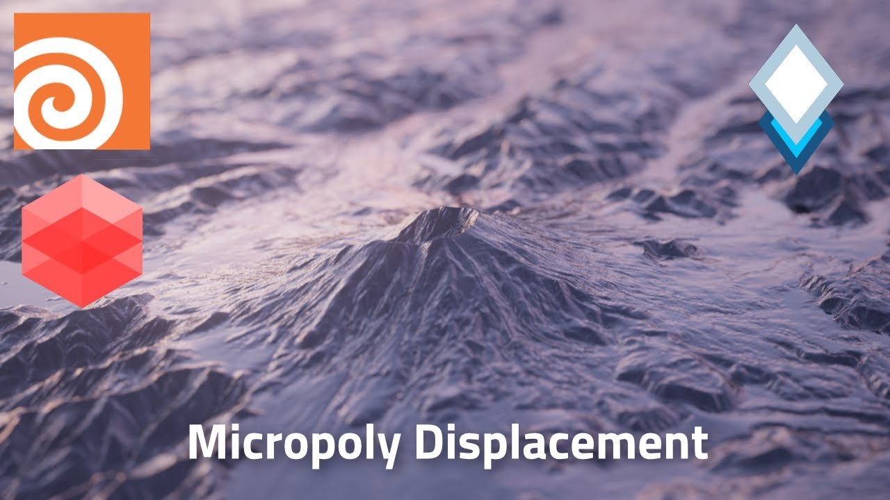 Use Displacement in Redshift 3 to Render a Mountain in Houdini 18.5