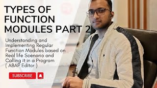 10.2  Implementing Regular Function Modules and Calling it in a Program