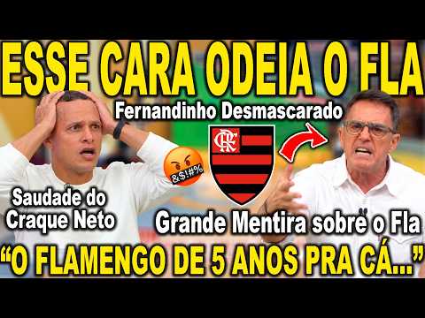 FERNANDINHO ODEIA O FLAMENGO, MENTE SOBRE O MENGÃO E É DESMASCARADO AO VIVO! SAUDADE DO NETO!