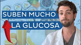 8 ALIMENTOS que SUBEN MUCHO la GLUCOSA  (¿los conocías?)