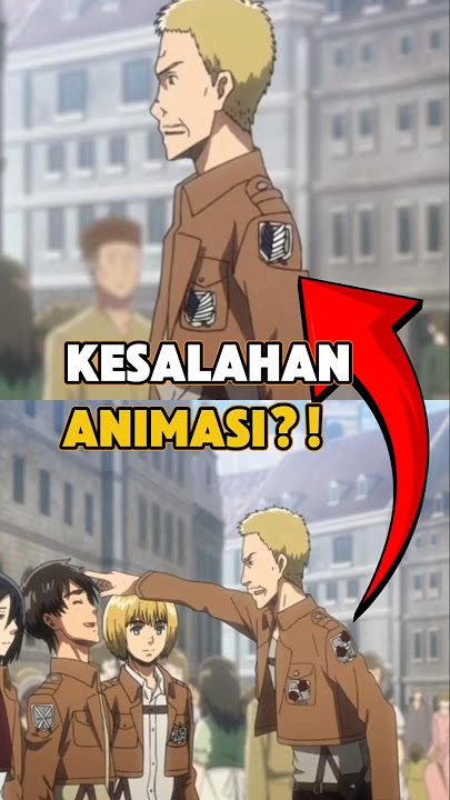 Kesalahan animasi attack on titan part 2 #anime #aot