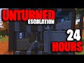 I played unturned escalation solo for 24 hours  this is what happened 