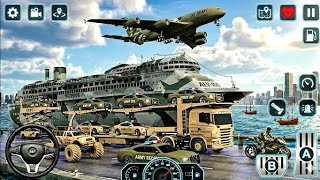 US Most Realistic Cargo Army Truck Driving Simulator Games Video 2026 || screenshot 5