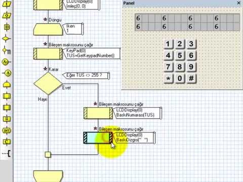 Flowcode Lessons:  Keypad