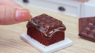 Delicious Miniature Melted Chocolate Cake Recipe - Easy Mini Cake Decorating Ideas by Mini Bakery