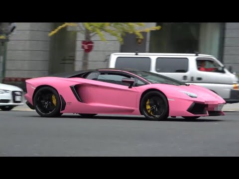 アヴェンタドール ピレリエディション ロードスターを発見!! in大阪御堂筋 Lamborghini Aventador LP700-4 PRELLI Edition Roadstar ＆LP740