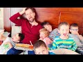 La cuarentena en una familia con 9 hijos