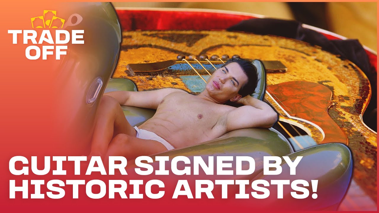 Old Guitar Sells BIG With Historic Artist Signatures | Posh Pawn | Trade Off