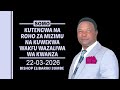 KUTENGWA NA ROHO ZA MIZIMU ZENYE UHALALI NA KUWEKWA WAKFU WAZALIWA WA KWANZA 22 03 2026 