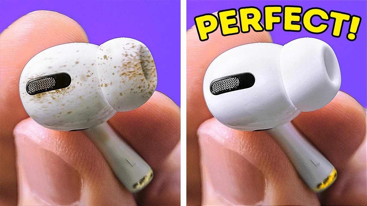 HOW TO CLEAN AIRPODS || 31 AMAZING CLEANING TRICKS