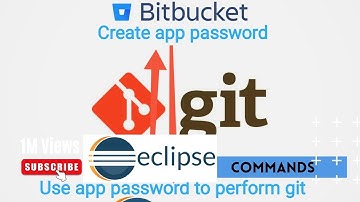 #BitBucket Create app password and how to use it in eclipse - BitBucket 3rd party authentication.