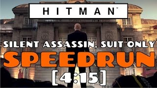 Hitman Paris Level: Silent Assassin, Suit Only SPEEDRUN [4:15]