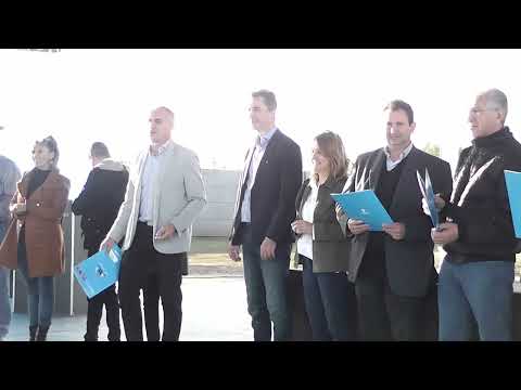 Entrega de 92 escrituras en la ciudad de Las Varillas Vicegobernador Manuel Calvo