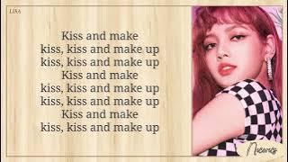 BLACKPINK - Kiss and Make Up (Easy Lyrics)