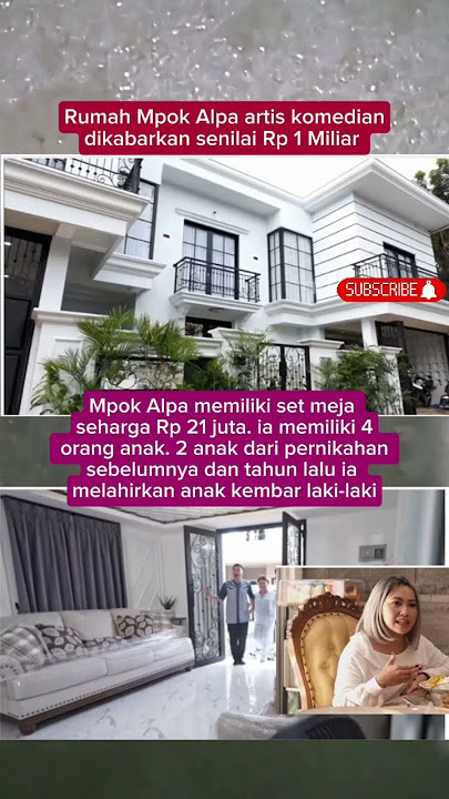 Rumah Artis Komedian Mpok Alpa Senilai Rp 1 Miliar #shorts #rumah #viralvideo