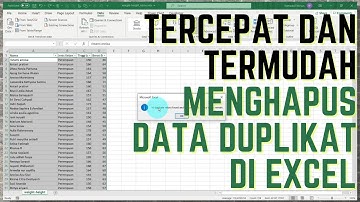 Cara Menghapus Data Duplikat Di Excel