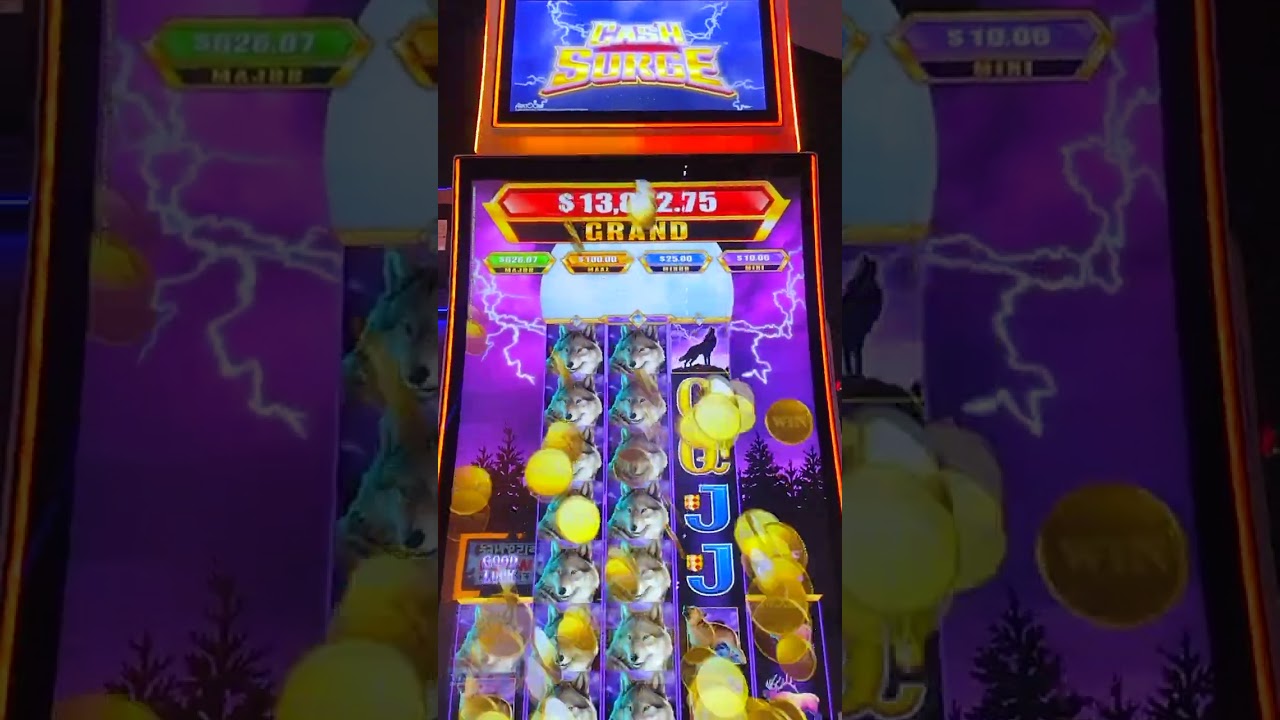 NICE & FAST WIN ON CASH SURGE SLOT MACHINE.