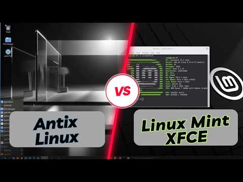 antiX vs Linux Mint XFCE RAM Consumption Test | Which Uses Less Memory?
