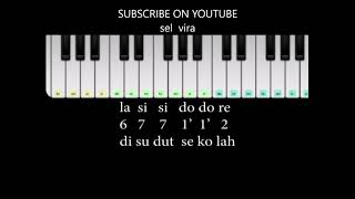 Not pianika lagu kisah kasih di sekolah