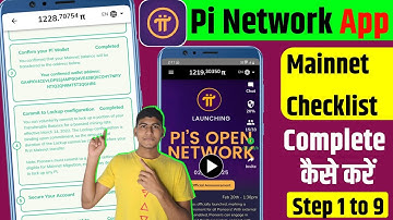 Pi account step 1to 9 complete  process kaise kare ,pi account mainnet checklist complete kaise kare