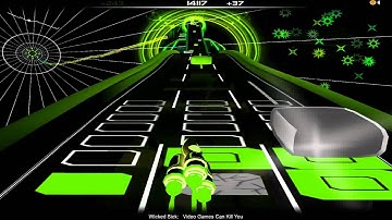 Let´s Audiosurf 8 Bit Tunes #26 [HD] - Wicked Sick / Video Games can kill you! -