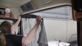 ROLEF - Magnetic Side Screen Door  for a  Roadtrek Ram Promaster Chassis Installation Tutorial