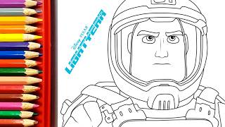 Cómo DIBUJAR a BUZZ LIGHTYEAR 👨🚀🚀 ASTRONAUTA de TOY STORY 5 ⭐ FÁCIL | DibuLand