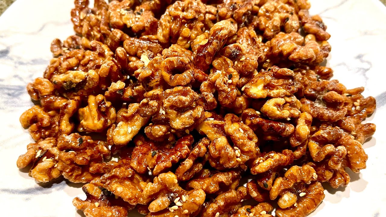 琥珀核桃仁，免油炸版，好吃又健康