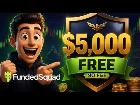 🔥 FREE $5,000 FUNDED ACCOUNT | FUNDEDSQUAD NO FEE! 💰 by Ali Haider Market Insights