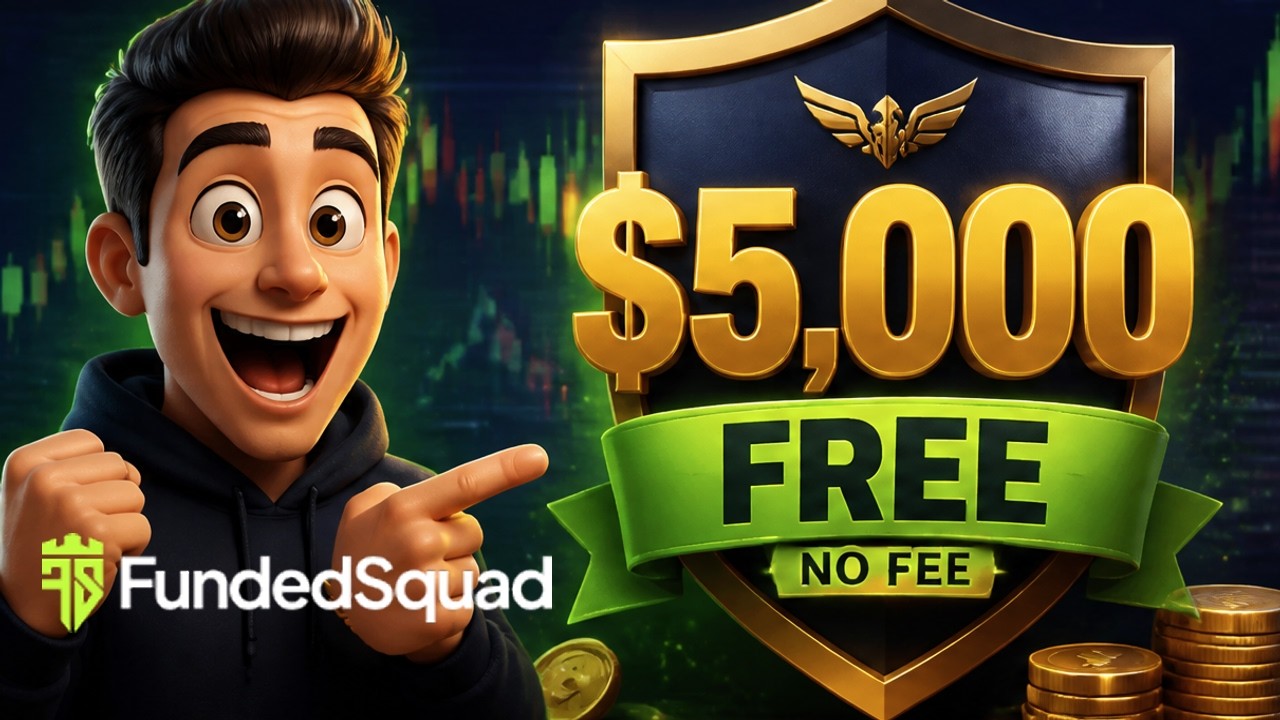 🔥 FREE $5,000 FUNDED ACCOUNT | FUNDEDSQUAD NO FEE! 💰 by Ali Haider Market Insights