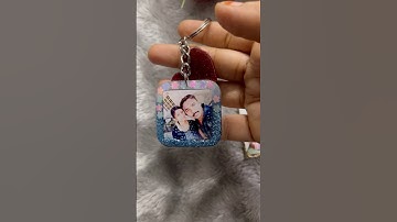 resin photokeychain #resin #shorts