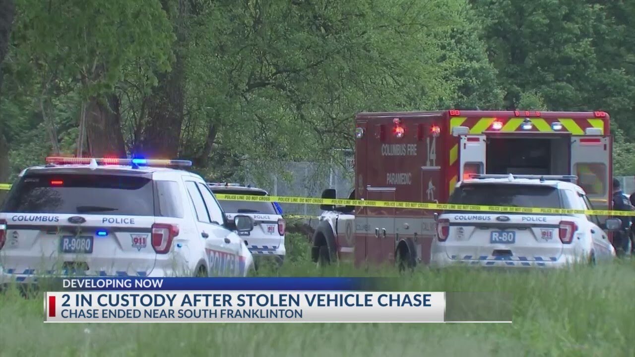 Two in custody after stolen vehicle chase from Whitehall to Columbus ...