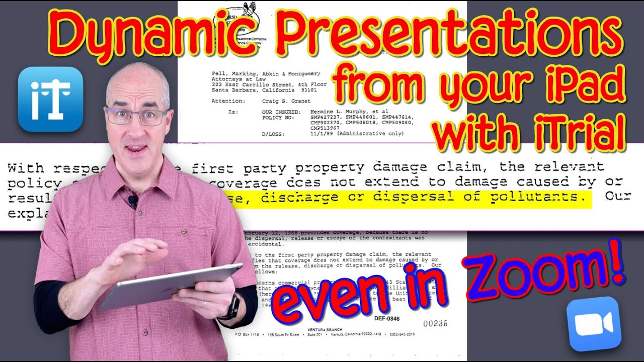 Dynamic Presentations from Your iPad with iTrial – Even in Zoom!