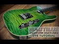 How to Green Burst Dye a guitar