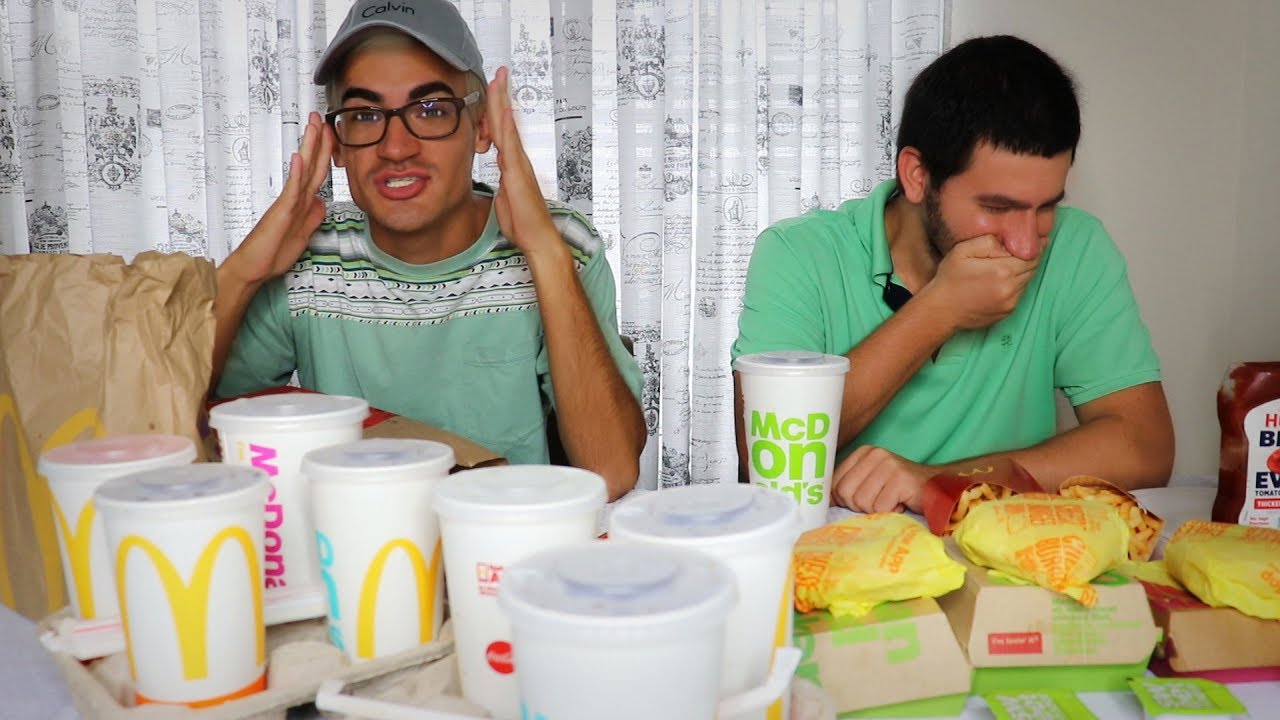 Big Smoke GTA Drive Thru McDonald's Mukbang w Brother (ASMR)