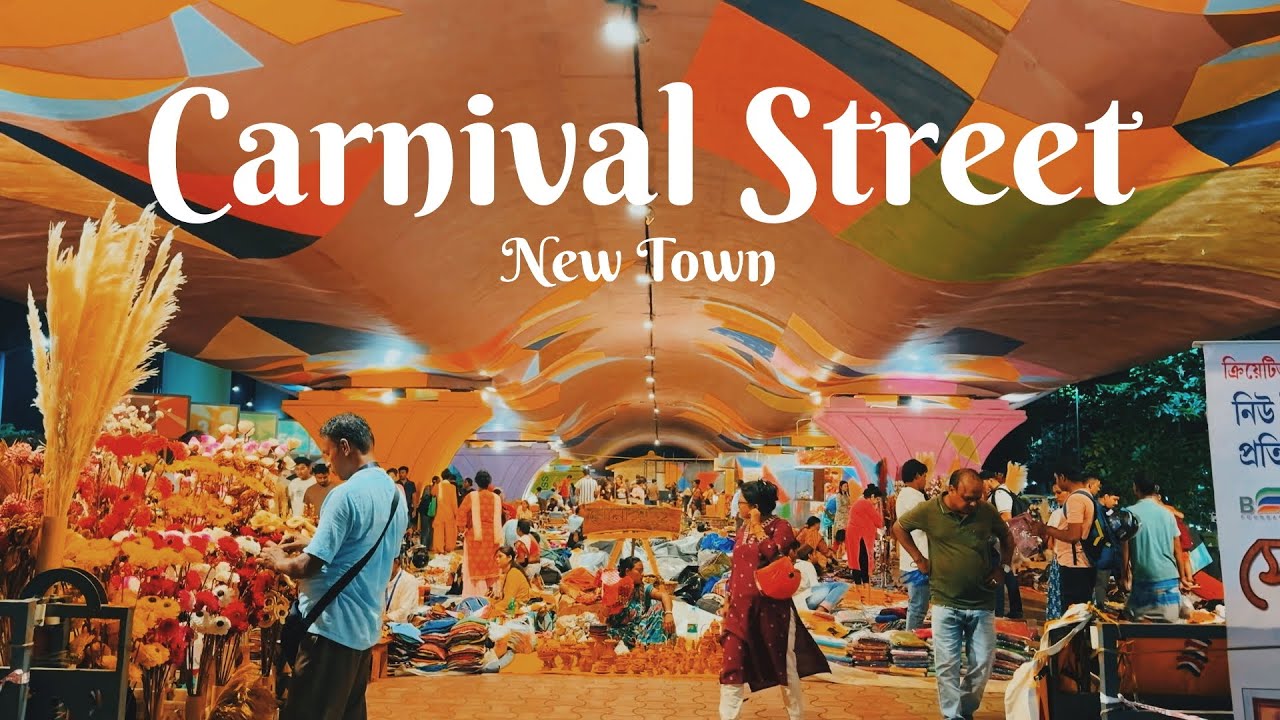 Ek Shaam Carnival Street ke Naam | Street Food, Shopping, etc | New Town, Kolkata | Near Axis Mall