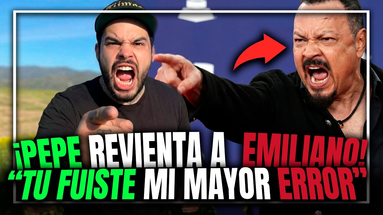 PEPE AGUILAR ABANDONA A EMILIANO MIENTRAS AMANDA MIGUEL LO DEFIENDE ERES MUY VALIOSO 😢🔥