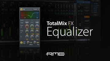 RME Audio TotalMix FX - DSP based Equalizer