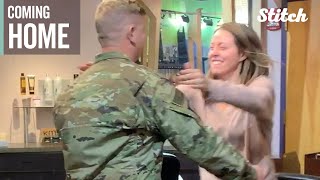 SOLDIER SURPRISE || Air Force Serviceman Surprises Wife At Work