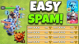 No Skill Needed! THROWERS Spam is BACK in Legend League! Best Th18 Attack strategy in Coc 