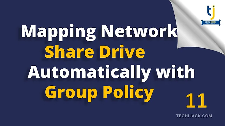 How to Map Network Drive - Using Group Policy | Windows Server 2025