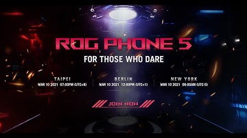 ROG Phone 5 Launch Event | For Those Who Dare