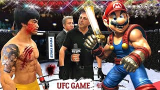 Ufc 4 Bruce Lee Vs. Super Mario Ea Sports