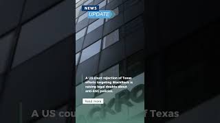 Texas Anti-ESG Law Faces Legal Pressure After Court Setback Linked to BlackRock #fyp #short