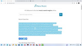 Best Free Music Search Engine and Downloader Site for 2022 | New Music screenshot 1