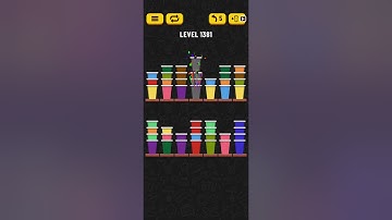 Cup Sort Puzzle Level 1381 | Water Sort Puzzle Level 1381 | Ball Sort Puzzle Level 1381 All the same